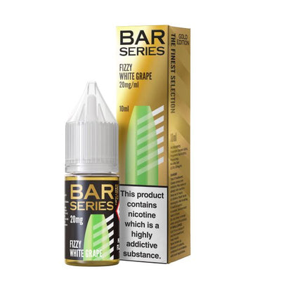 Fizzy White Grape GOLD EDITION E-Liquid Nicotine Salt By Bar Series 10ml - Vapestore Direct