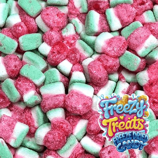 Freezy Treats Watermelon Slices Freeze Dried Candy Unwrapped - Vapestore Direct