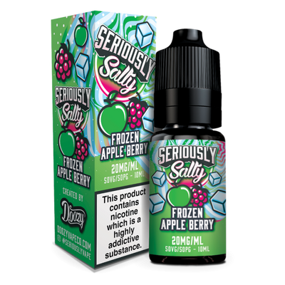 Frozen Apple Berry Seriously Salty E-Liquid Nicotine Salt By Doozy Vape 10ml - Vapestore Direct