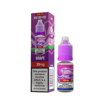 Grape E-Liquid Nicotine Salt By SKE Crystal V2 10ml - Vapestore Direct