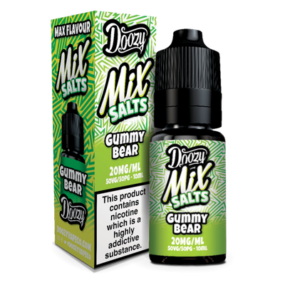 Gummy Bear E-Liquid Nicotine Mix Salts By Doozy Vape 10ml - Vapestore Direct