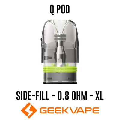 Geek Vape Q Series Side FillReplacement Pods - Vapestore Direct