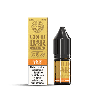 Hawaiian Sunrise E-Liquid Nicotine Salt By Gold Bar 10ml - Vapestore Direct