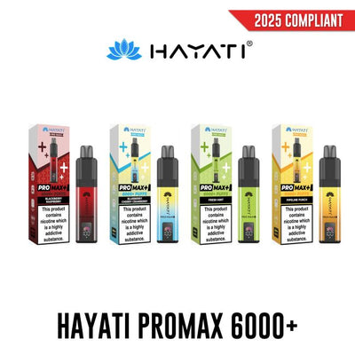 Hayati PRO MAX+ 6000 Pre-Filled Pod Kit 20mg - Vapestore Direct