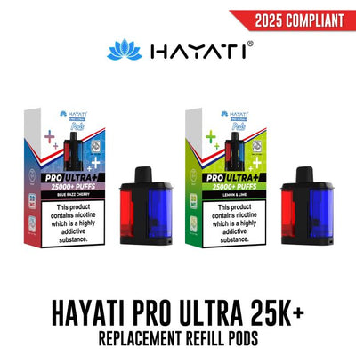 Hayati PRO ULTRA 25000+ Replacement E-Liquid Pods - Vapestore Direct