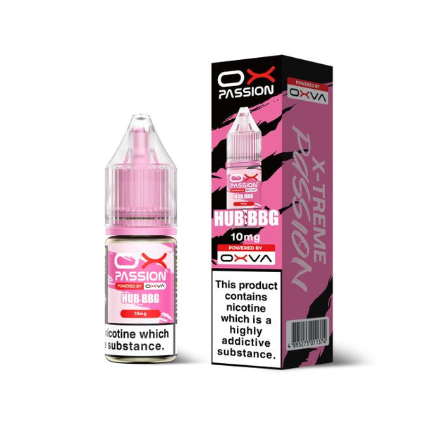 Hub BBG OX Passion Nicotine Salt E-Liquid By OXVA 10ml - Vapestore Direct