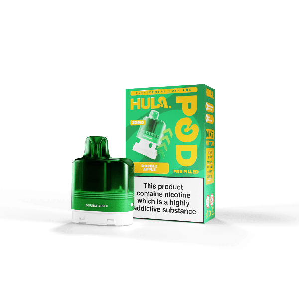 Hula 7000 Puff Pre-Filled Replacement Pod Double Apple - Vapestore Direct