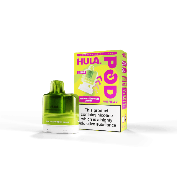 Hula 7000 Puff Pre-Filled Replacement Pod Kiwi Passion Fruit Guava - Vapestore Direct