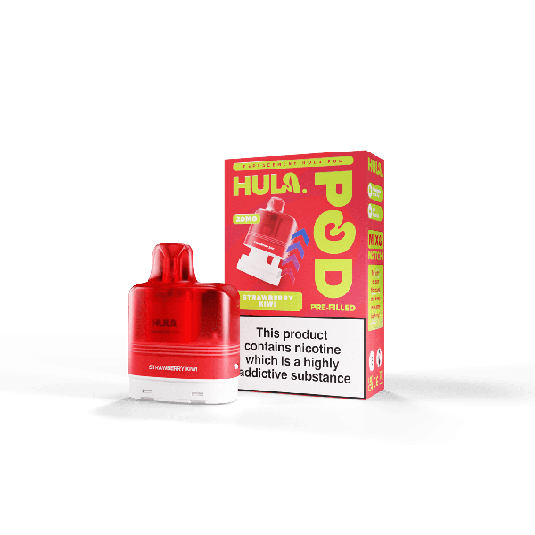 Hula 7000 Puff Pre-Filled Replacement Pod Strawberry Kiwi - Vapestore Direct
