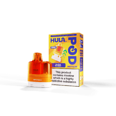 Hula 7000 Puff Pre-Filled Replacement Pos Triple Mango - Vapestore Direct