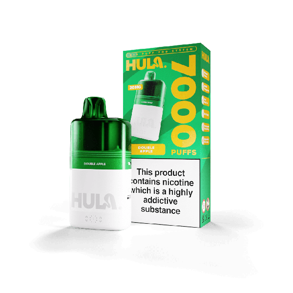 Hula 7000 Puff Pre-Filled Pod Kit Double Apple - Vapestore Direct