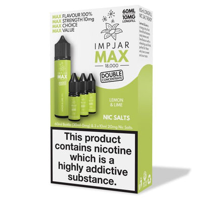 Lemon & Lime E-Liquid MAX 18000 Longfill By Impjar 60ml - Vapestore Direct