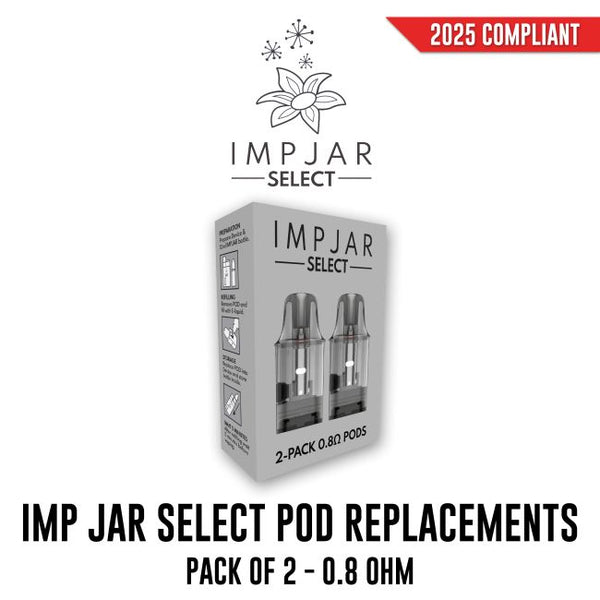 Impjar SELECT Replacement Mesh Pods 0.8Ohm