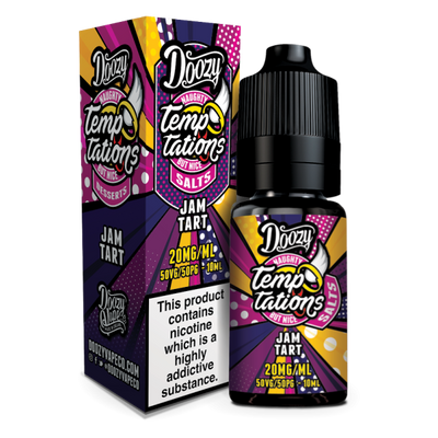 Jam Tart Temptations E-Liquid Nicotine Salt By Doozy Vape 10ml - Vapestore Direct