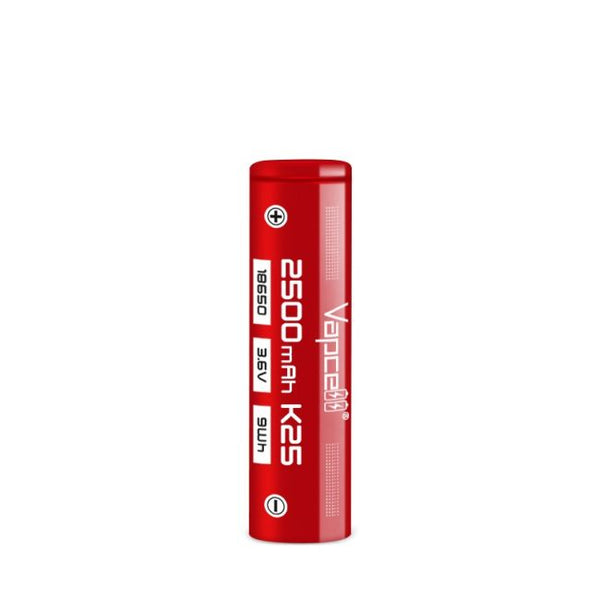 Vapcell K25 18650 Battery 2500mAh 20A High-Drain - Vapestore Direct