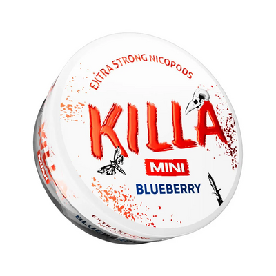 Killa MINI Blueberry Nicotine Pouches 16mg - Vapestore Direct