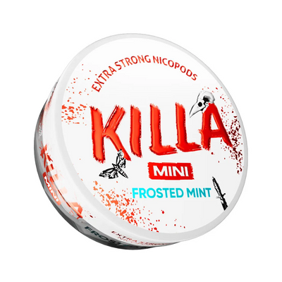 Killa MINI Frosted Mint Nicotine Pouches 16mg - Vapestore Direct