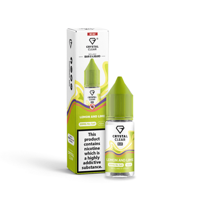 Lemon & Lime E-Liquid Nicotine Bar Salt By Crystal Clear 10ml - Vapestore Direct