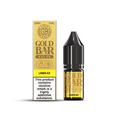 Lemon Ice E-Liquid Nicotine Salt By Gold Bar 10ml - Vapestore Direct