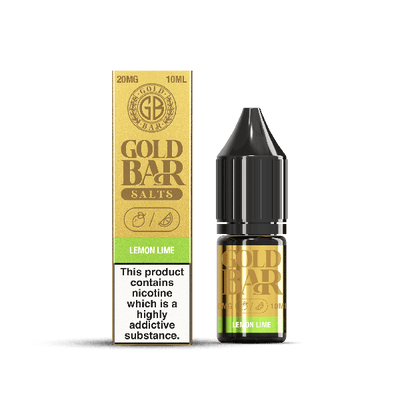 Lemon & Lime E-Liquid Nicotine Salt By Gold Bar 10ml - Vapestore Direct