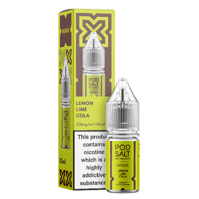 Lemon Lime Cola NEXUS E-Liquid Nicotine Salt By Pod Salt 10ml - Vapestore Direct