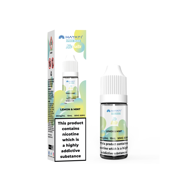 Hayati Pro Max Lemon Mint Nicotine Salt - Vapestore Direct
