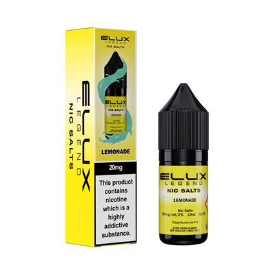 Lemonade E-Liquid Nicotine Salt By Elux Legend 10ml - Vapestore Direct