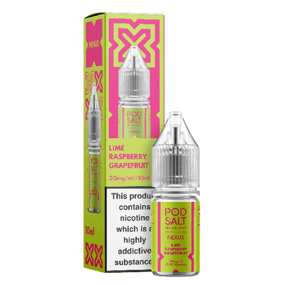 Lime Raspberry Grapefruit NEXUS E-Liquid Nicotine Salt By Pod Salt 10ml - Vapestore Direct