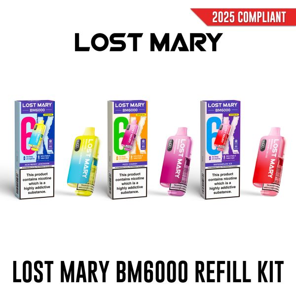 Lost Mary BM6000 6000 Pre-Filled Pod kit 20mg - Vapestore Direct