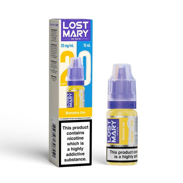 Banana Ice LOST MARY E-Liquid Nicotine Salt By Elfbar 10ml - Vapestore Direct