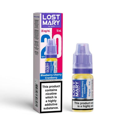 Blueberry Cherry Cranberry LOST MARY E-Liquid Nicotine Salt By Elfbar 10ml - Vapestore Direct