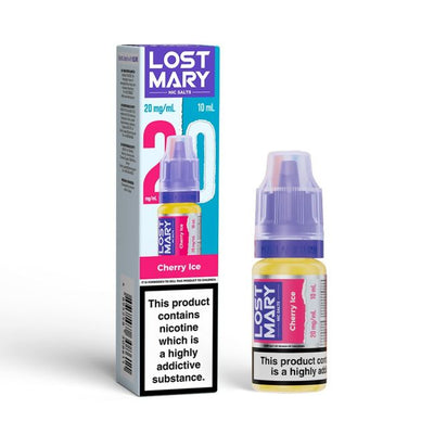 Cherry Ice LOST MARY E-Liquid Nicotine Salt By Elfbar 10ml - Vapestore Direct