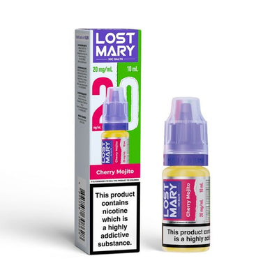 Cherry Mojito LOST MARY E-Liquid Nicotine Salt By Elfbar 10ml - Vapestore Direct