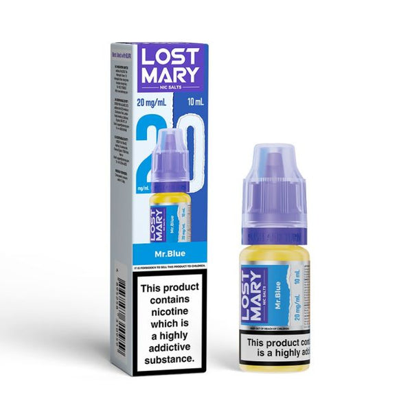 Mr Blue LOST MARY E-Liquid Nicotine Salt By Elfbar 10ml - Vapestore Direct