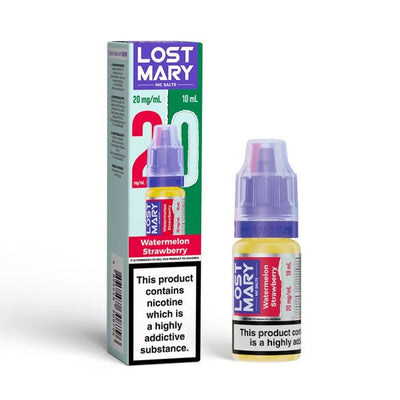 Watermelon Strawberry LOST MARY E-Liquid Nicotine Salt By Elfbar 10ml - Vapestore Direct