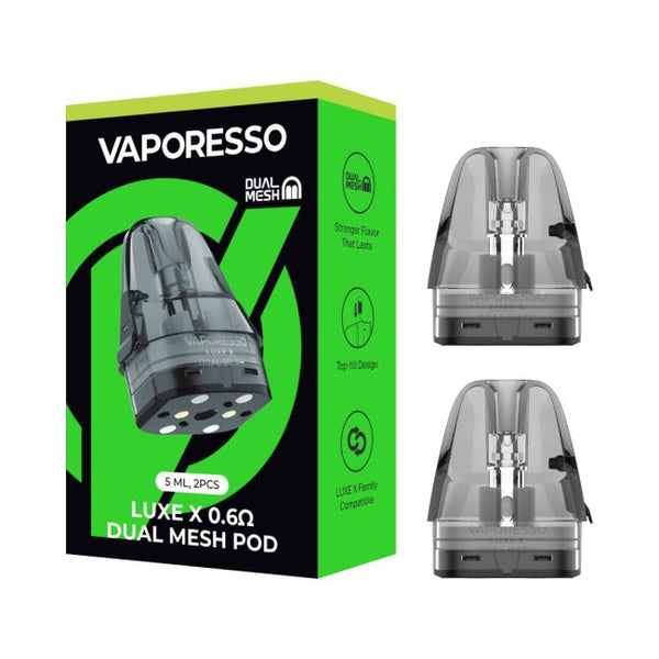 Vaporesso Luxe X Dual Mesh Replacement Pods - Vapestore Direct
