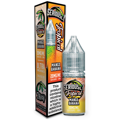 Mango Banana E-Liquid Nicotine Salt By Doozy Seriously Salty Tropical 10ml - Vapestore Direct