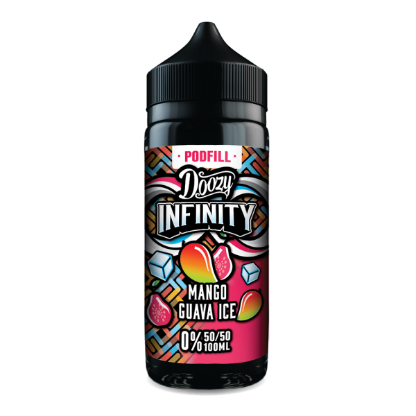 Mango Guava Ice INFINITY Podfill E-Liquid Shortfill By Doozy Vape 100ml - Vapestore Direct