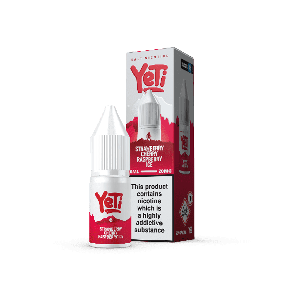 Strawberry Cherry Raspberry Ice SUMMIT Series E-Liquid Nicotine Salt By Yeti 10ml - Vapestore Direct
