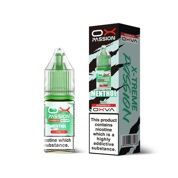 Menthol OX Passion Nicotine Salt E-Liquid By OXVA 10ml - Vapestore Direct