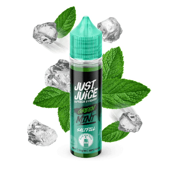 Green Mint E-Liquid Bar Shortfill By Just Juice 40ml - Vapestore Direct