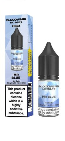 Mr Blue E-Liquid Nicotine Salt By Bloody Bar 10ml - Vapestore Direct