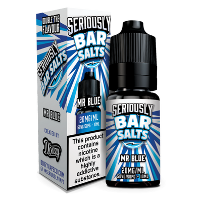 Mr Blue Seriously Bar Salts E-Liquid Nicotine Salt By Doozy Vape 10ml - Vapestore Direct