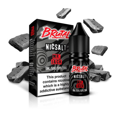Mr Jack BRUTAL E-Liquid Nicotine Salt By Just Juice 10ml - Vapestore Direct