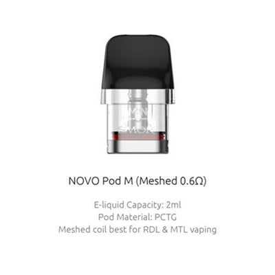 SMOK Novo Pod M Replacement Pods - Vapestore Direct