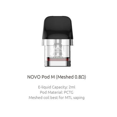 SMOK Novo Pod M Replacement Pods - Vapestore Direct