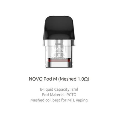 SMOK Novo Pod M Replacement Pods - Vapestore Direct