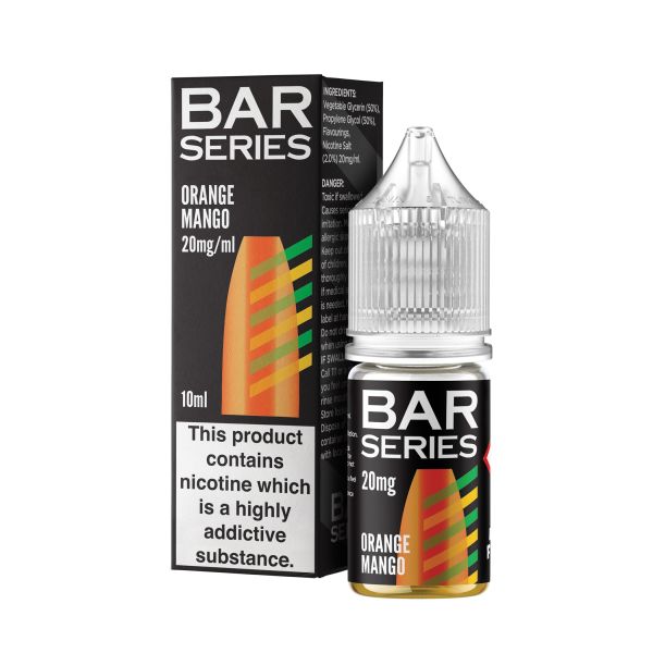 Orange Mango E-Liquid Nicotine Salt By Bar Series 10ml - Vapestore Direct