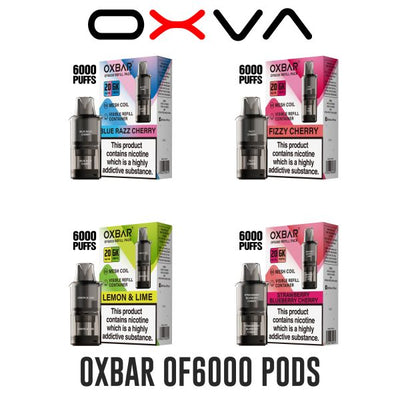 Oxva - Oxbar OF6000 Replacement Pre-Filled Pods - 20mg - Vapestore Direct