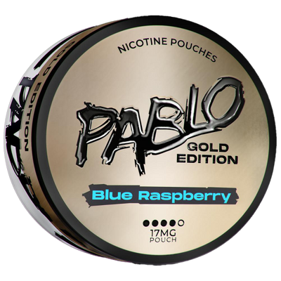 Pablo Gold Edition Blue Raspberry Nicotine Pouch - Vapestore Direct